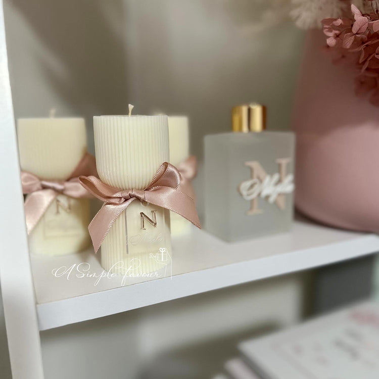 Mini Hourglass Pillar Candle