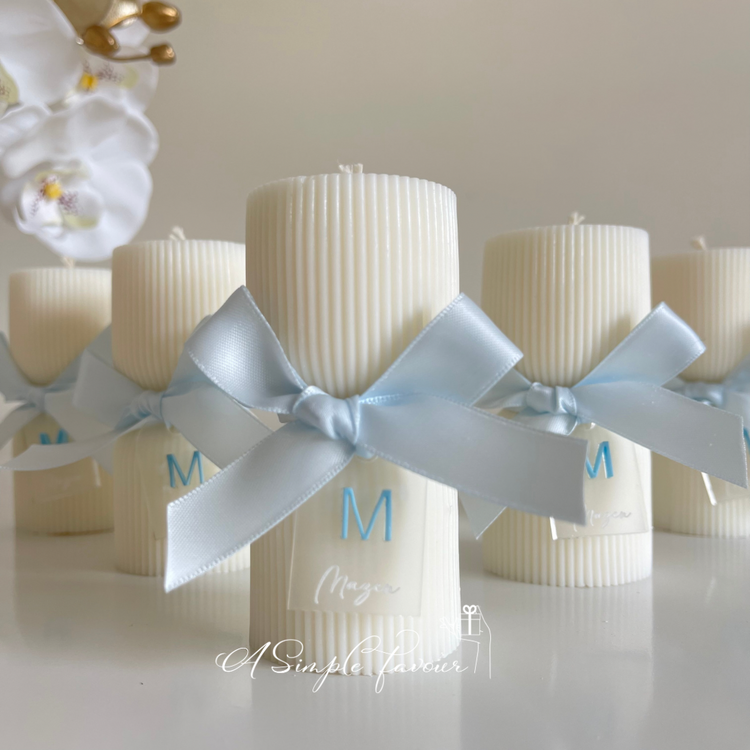 Mini Hourglass Pillar Candle