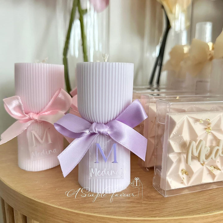 Mini Hourglass Pillar Candle