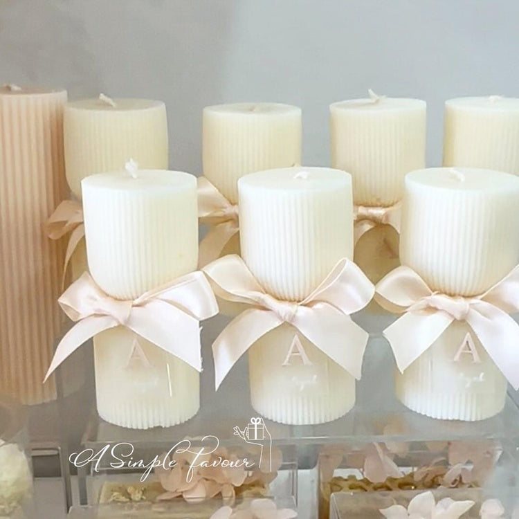 Mini Hourglass Pillar Candle