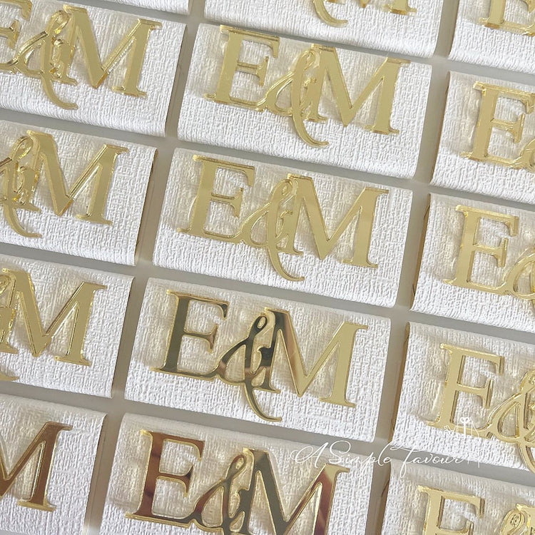 Acrylic Initial Chocolates