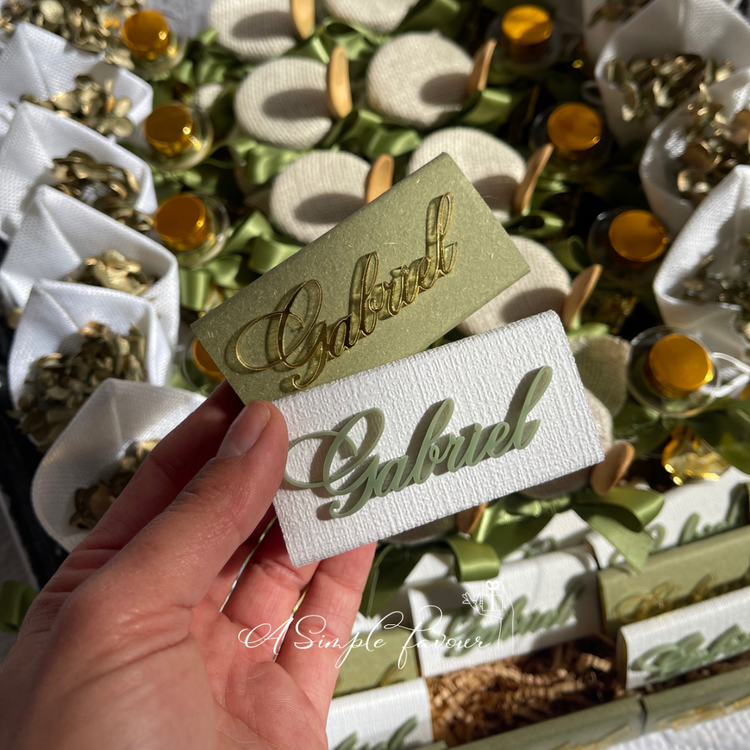 Acrylic Name Favour Chocolates