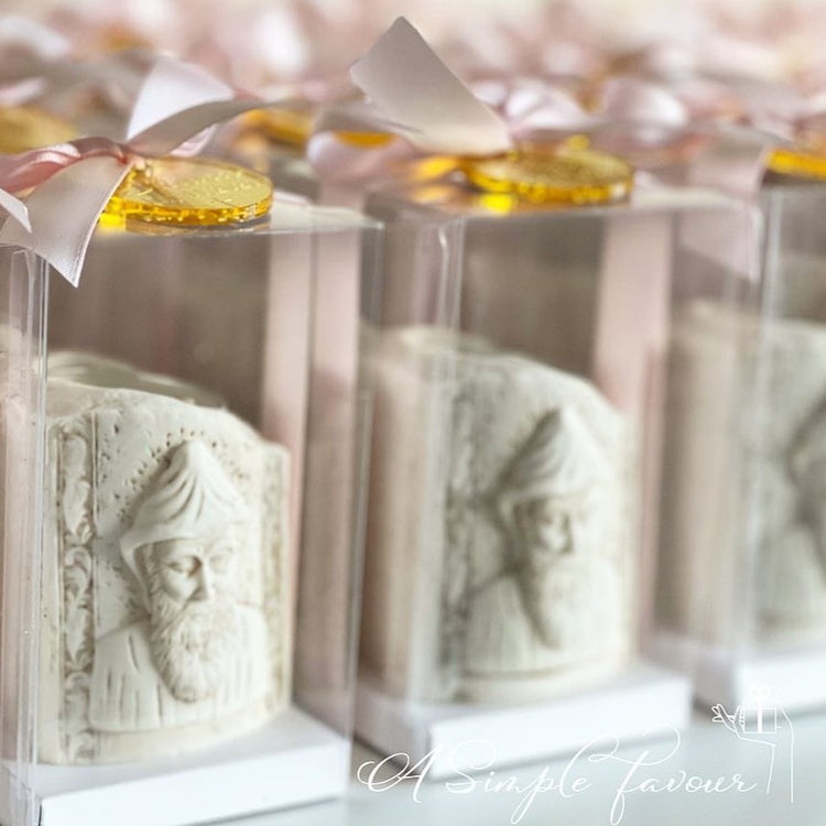 Saint Tea Light Candle Bomboniere