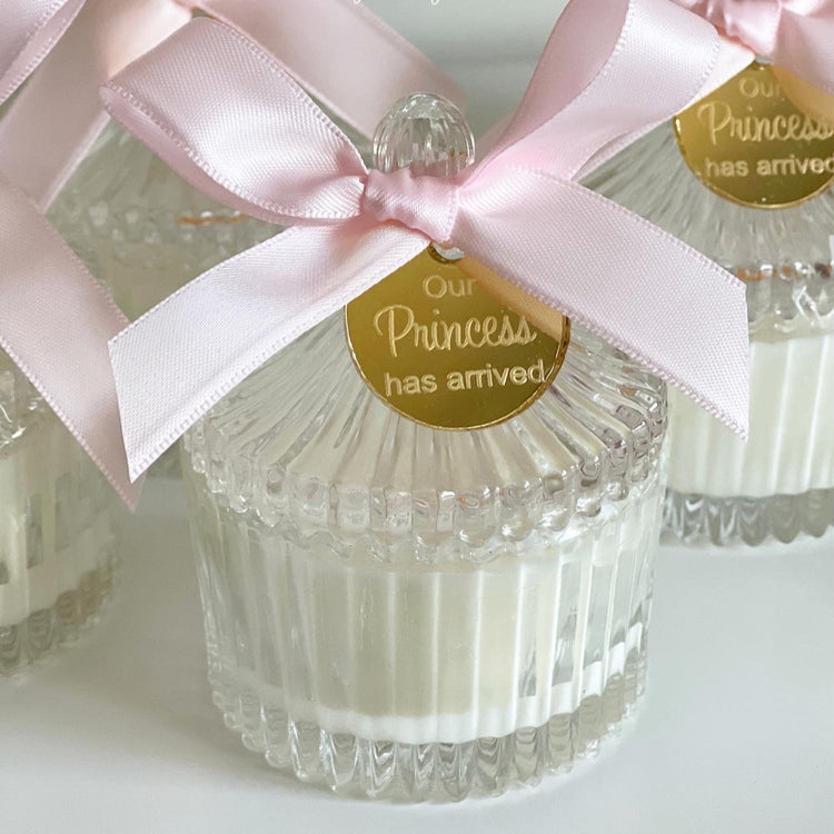 Hand Poured Geo Candle Bomboniere