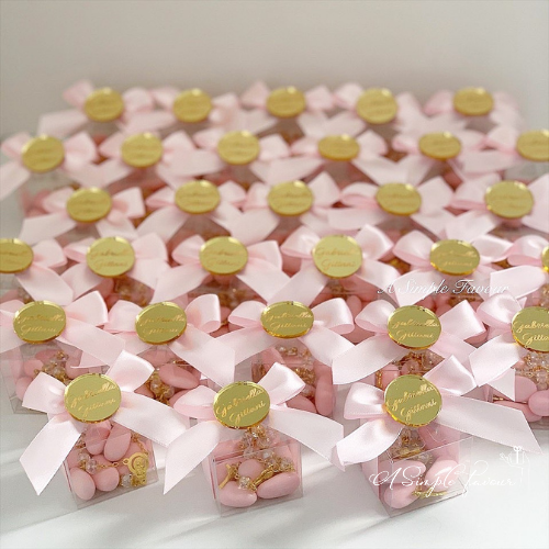 Mini PVC Rosary Box (Gold)