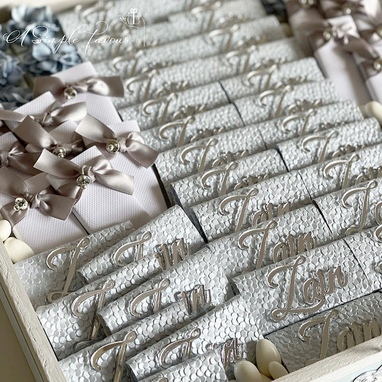 Acrylic Name Favour Chocolates