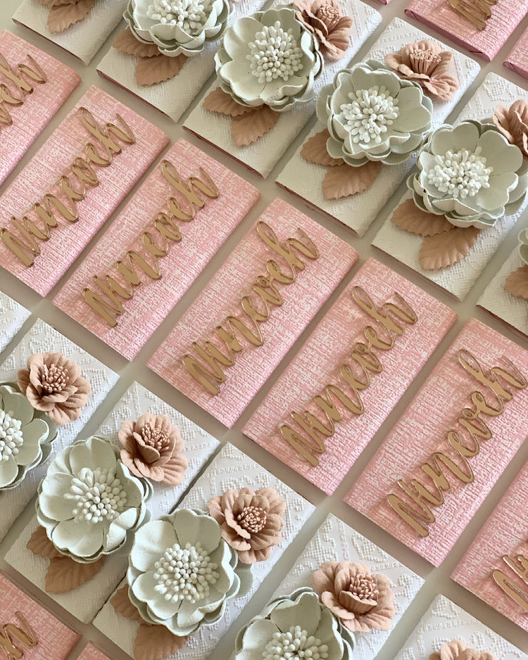 Acrylic Name Favour Chocolates