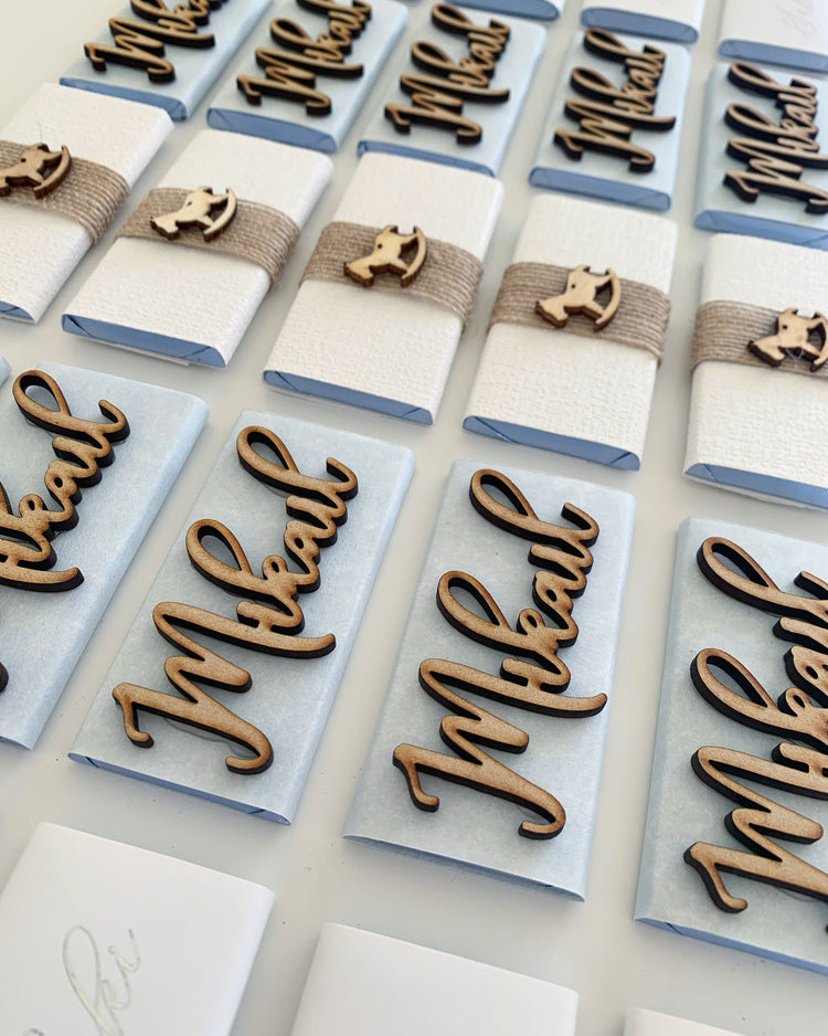 Acrylic Name Favour Chocolates