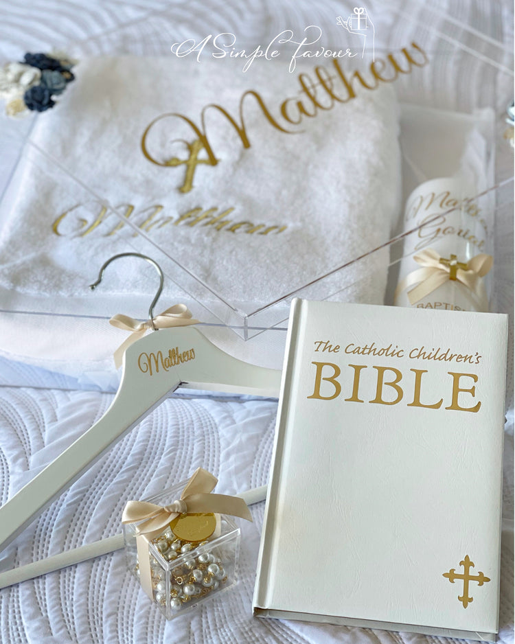 Coat hanger with name (ADD ON)