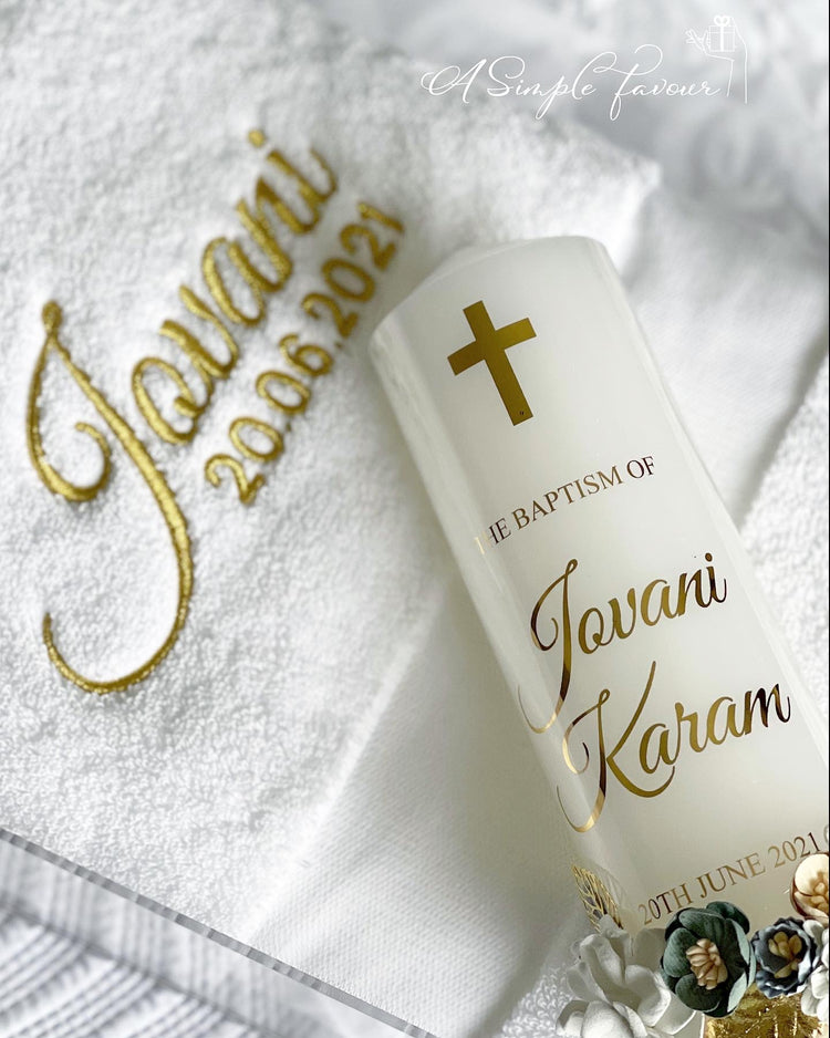 Christening Candle
