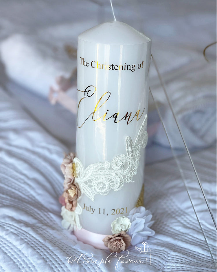 Christening Candle