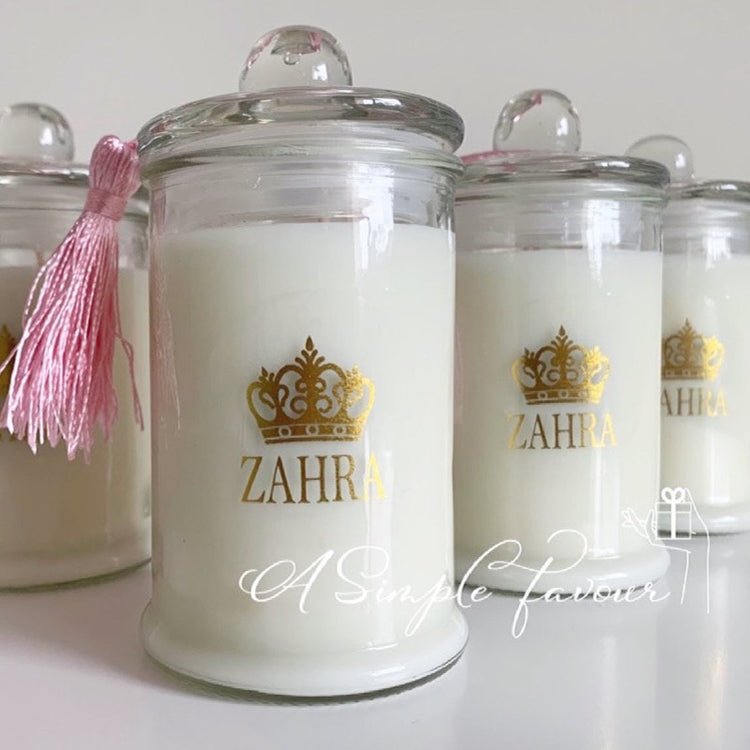 Personalised Scented Candle