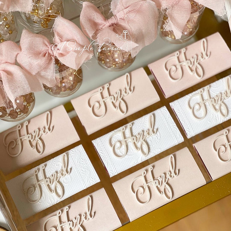 Acrylic Name Favour Chocolates