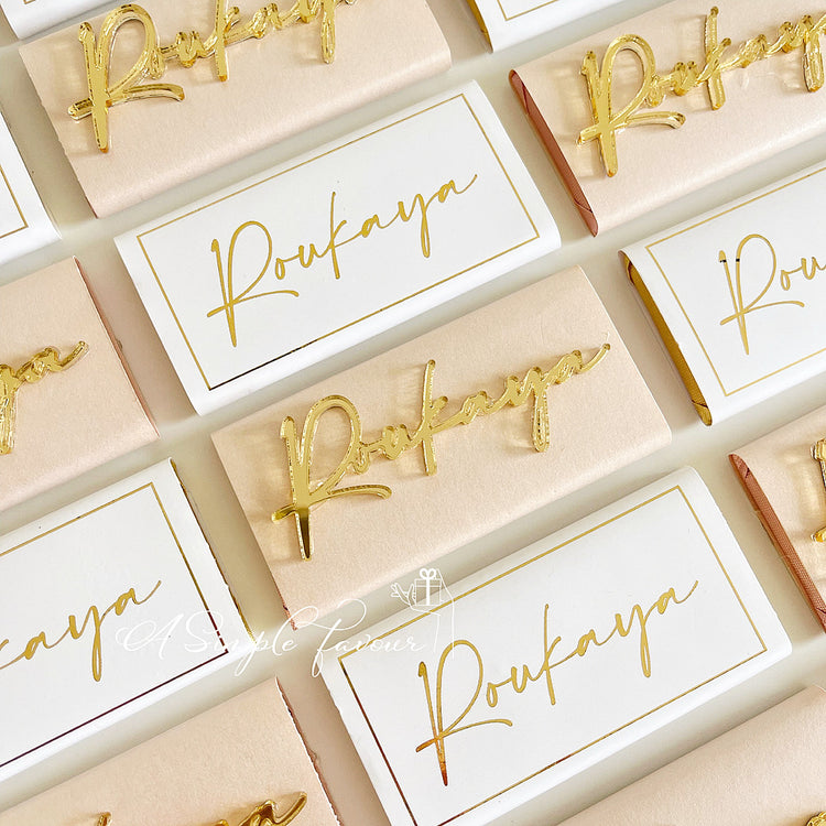 Personalised Foil Chocolates