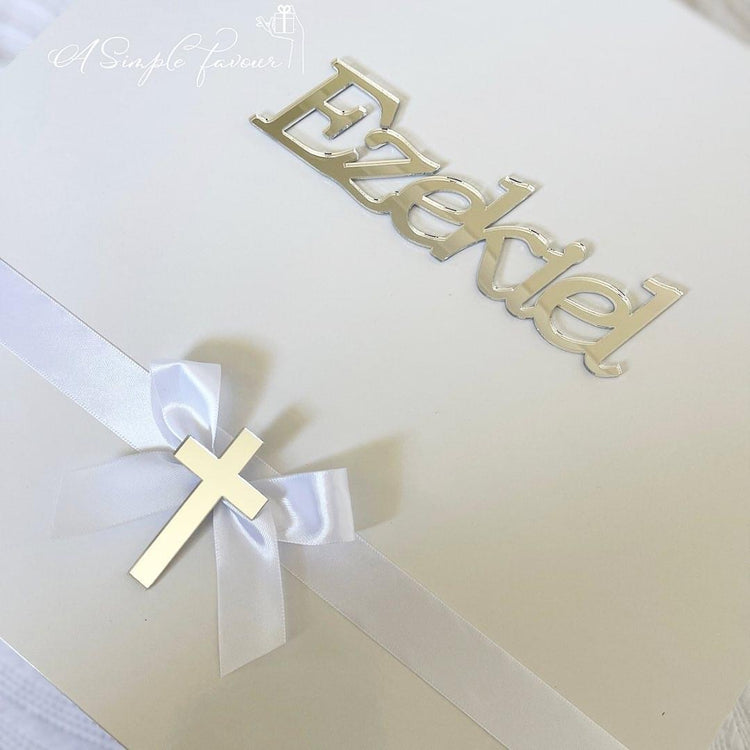 White Christening Box Set
