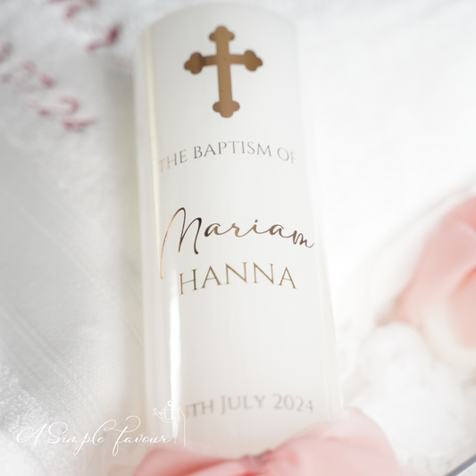 Christening Candle