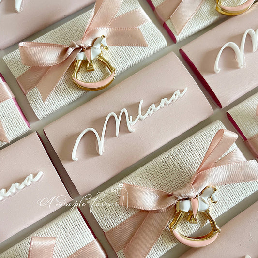 Acrylic Name Favour Chocolates