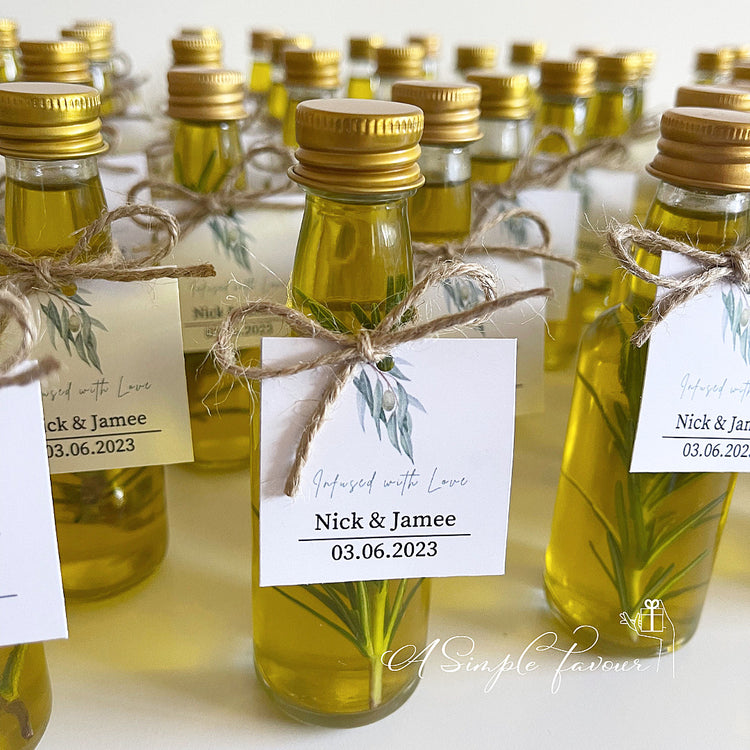 Olive Oil Bottle Favours