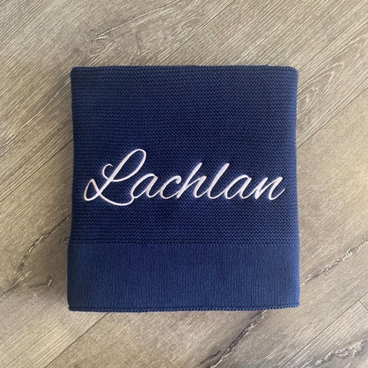 Personalised Luxe Baby Blanket