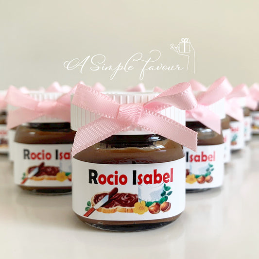 Mini Nutella Jars