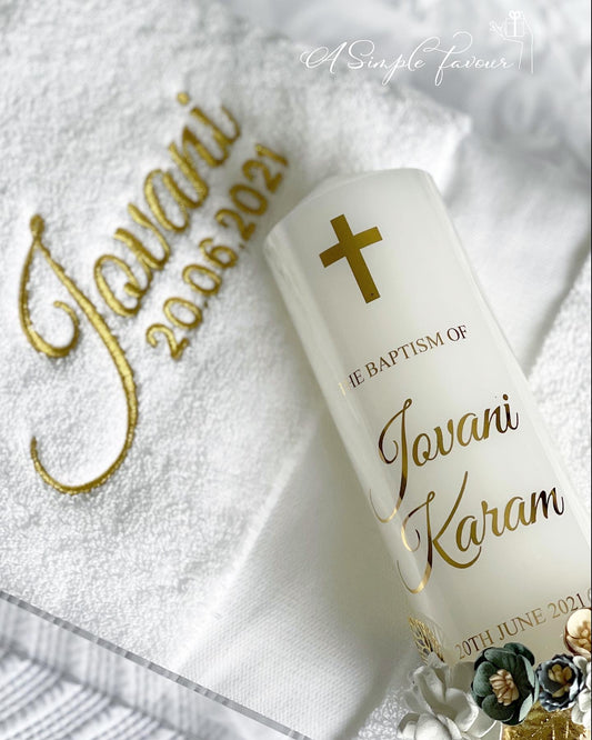 Christening Candle