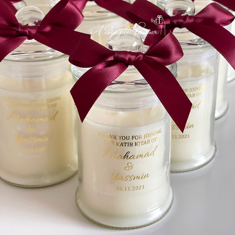 Personalised Scented Candle