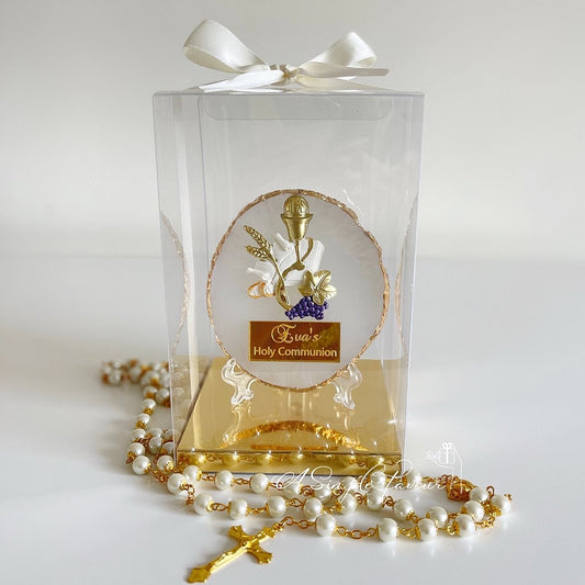 Agate Holy Communion Bomboniere