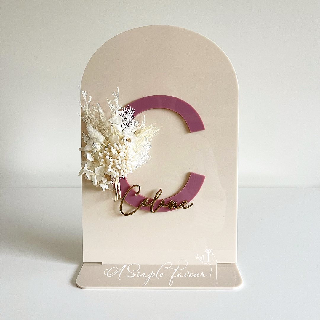 Layered ‘Celine’ Sign – A Simple Favour