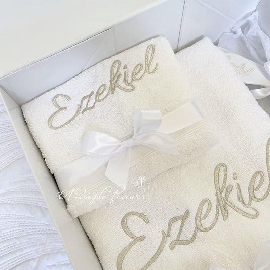 White Christening Box Set