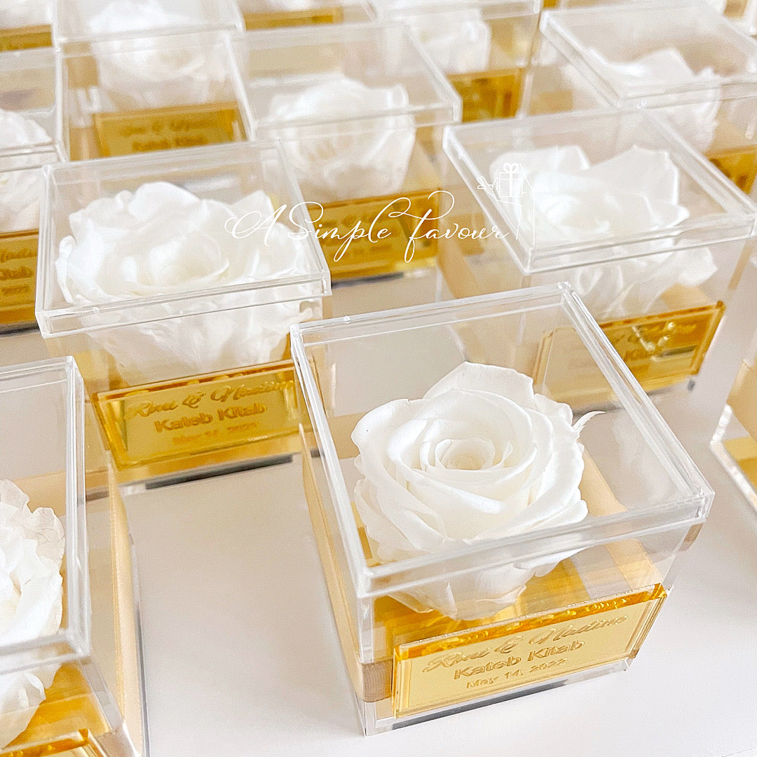 Eternity Roses Gold Luxe Wedding Eternity Roses – A Simple Favour